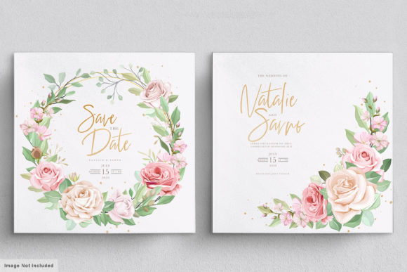 Beautiful Floral Wreath and Bouquet: A Versatile Design for Elegant Events