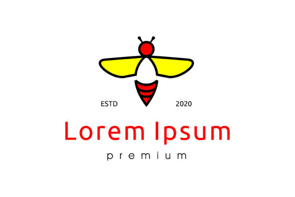 Beauty Line Art Bee Logo Design Vector – A Versatile Tool for Modern Branding