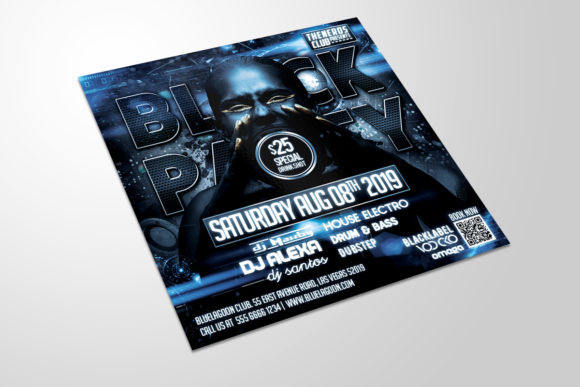 Black Party Flyer: A Versatile Tool for Event Promotion and Beyond