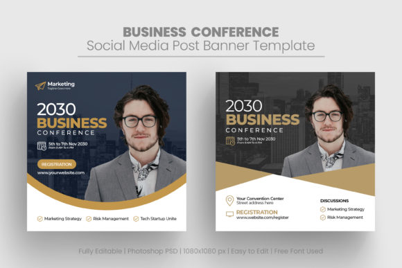 Boost Your Conference Presence with Social Media Post Templates