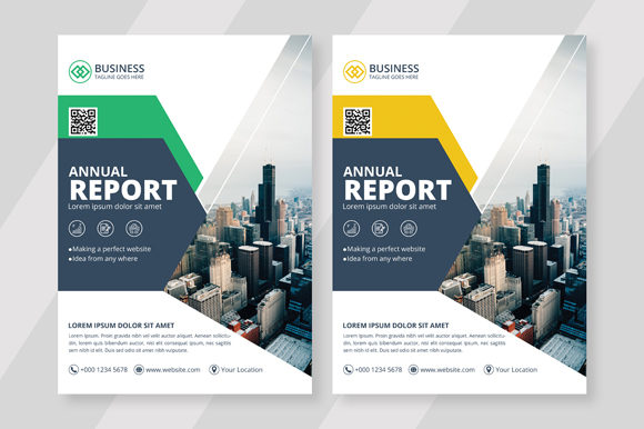Corporate Annual Report Cover Layout: A Creative Foundation for Business Success