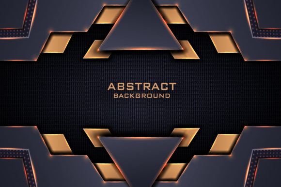 Dark Abstract Background with Overlap: A Design Element for Creative Flexibility