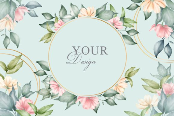 Elegant Greenery Arrangement Background