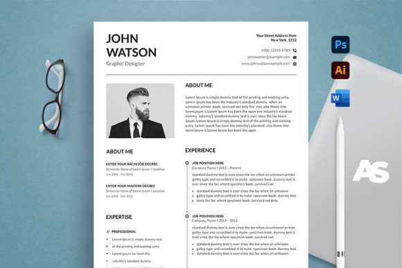 Minimalist Resume Template Word