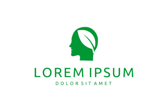 Modern Human Head Logo of Psychology: A Versatile Design Element
