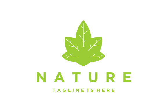Nature Leaf Icon Vector Illustration: A Practical Design Asset for Creative Professionals
