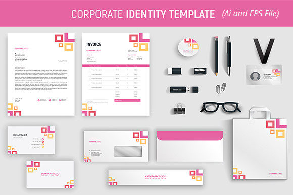 Pink Corporate Stationery: A Bold Choice for Modern Business Branding