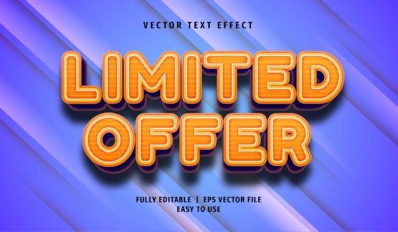 Text Effect - Limited Offer Text Style: A Simple Way to Boost Visual Impact in Adobe Illustrator